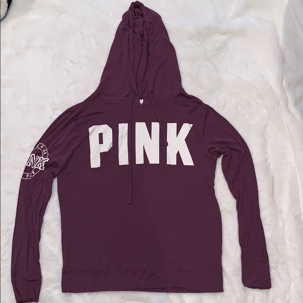 PINK drawstring Hoodie